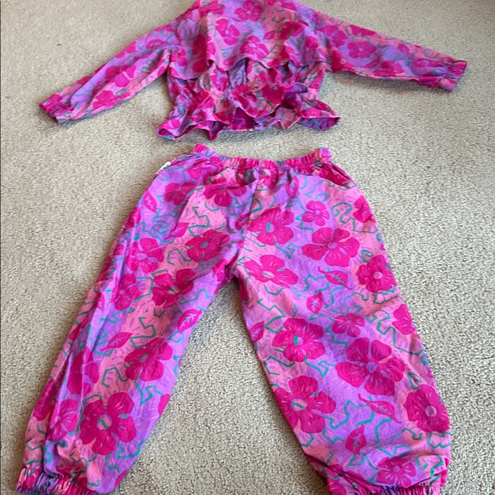 Weebok Vintage Toddler Windbreaker Set Jacket Pants - Picture 8 of 9